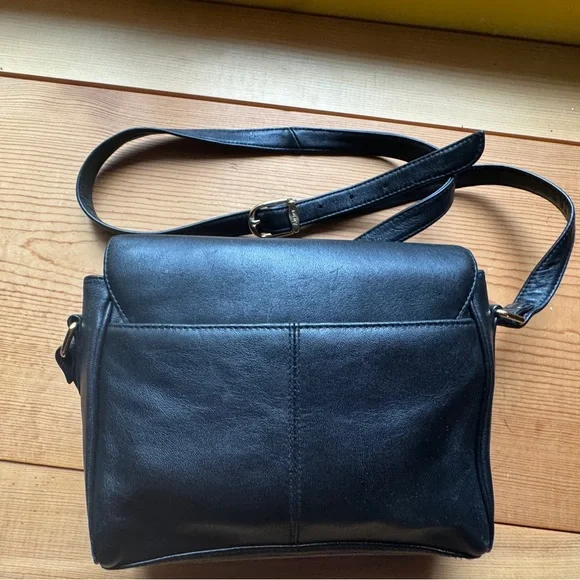 Vintage Etienne Aigner Black Leather Bag - Picture 6 of 6